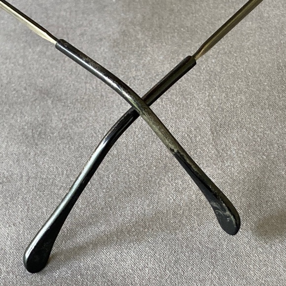 Vintage Geoffrey Beene Round Tortoise Gunmetal Eyeglass Frames 54-17-140 - Picture 9 of 9